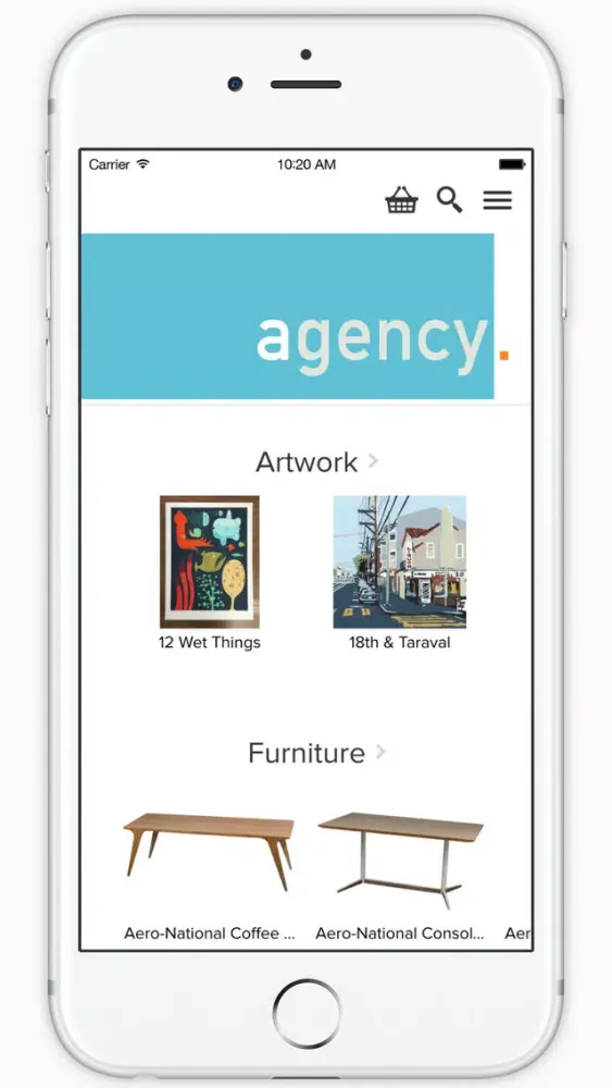 Shop Agency Home 스크린샷