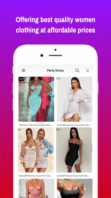 Shopping Women's Clothing Shop Screenshots