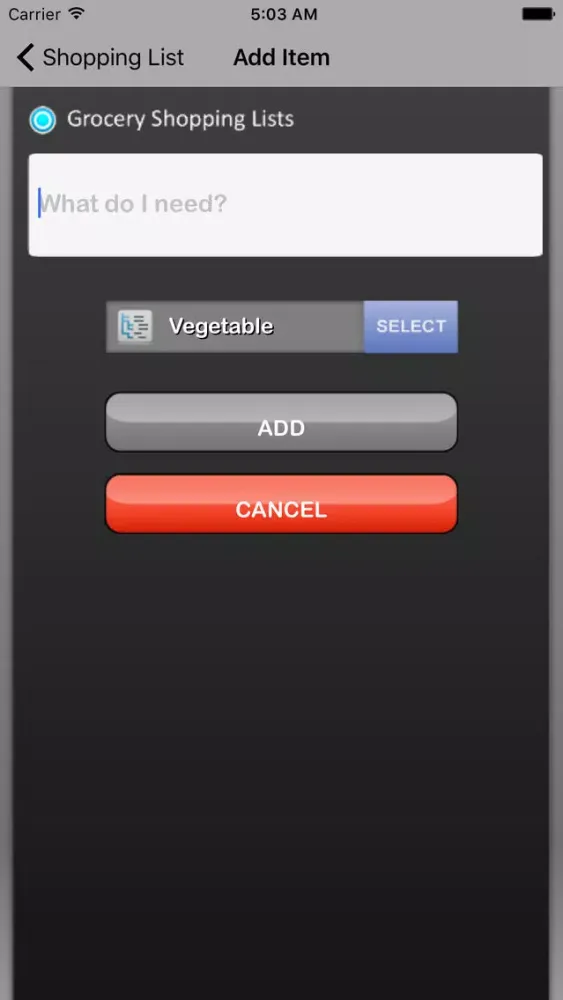 Tangkapan skrin Shopping List (Grocery Shopping Lists)