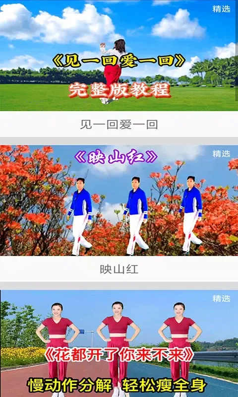 Capturas de tela do 广场舞舞蹈健身大全