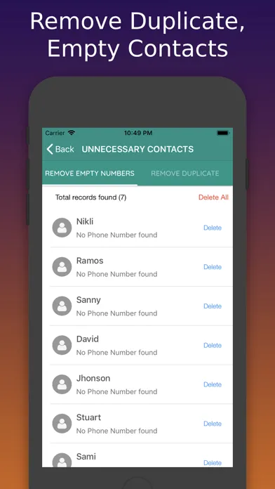 Zrzuty ekranu Contacts Widget & Manager