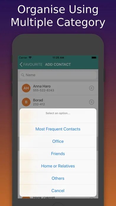 Zrzuty ekranu Contacts Widget & Manager