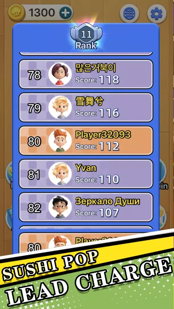Capturas de tela do Sushi pop elimination