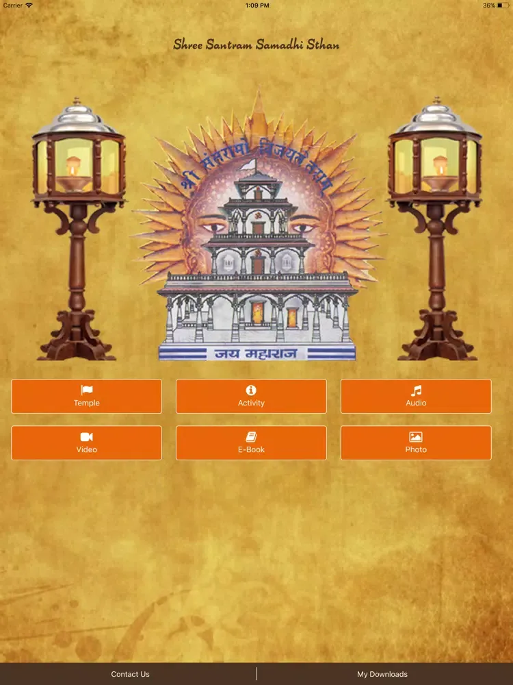 Capturas de pantalla de Shri Santram Satsang iPad 