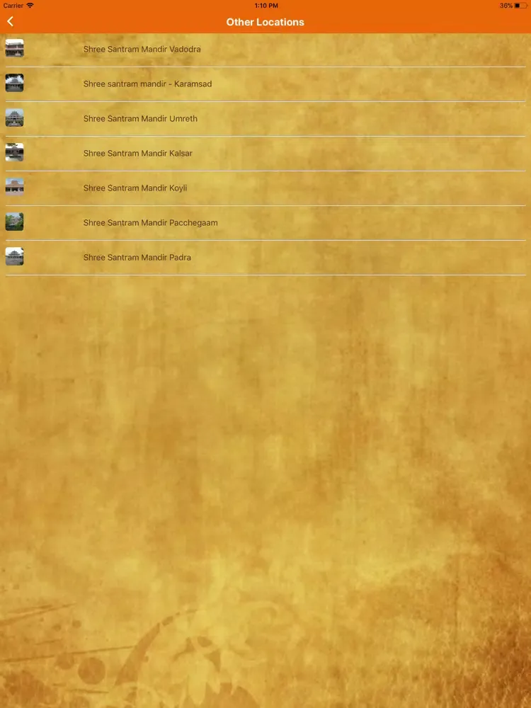 Capturas de pantalla de Shri Santram Satsang iPad 