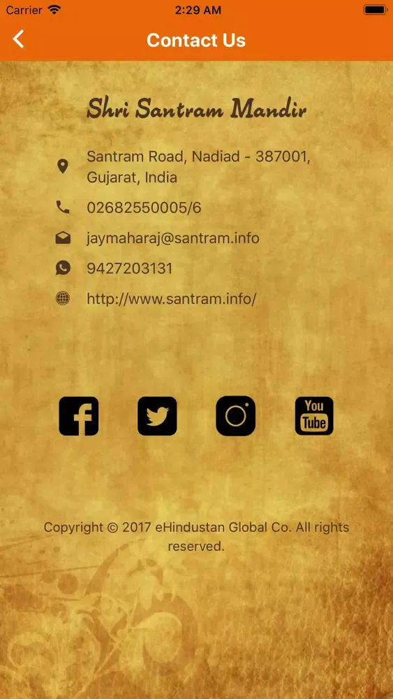 Capturas de pantalla de Shri Santram Satsang