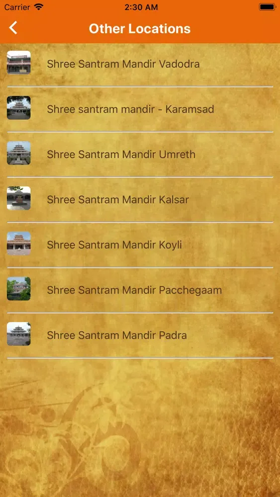 Capturas de pantalla de Shri Santram Satsang