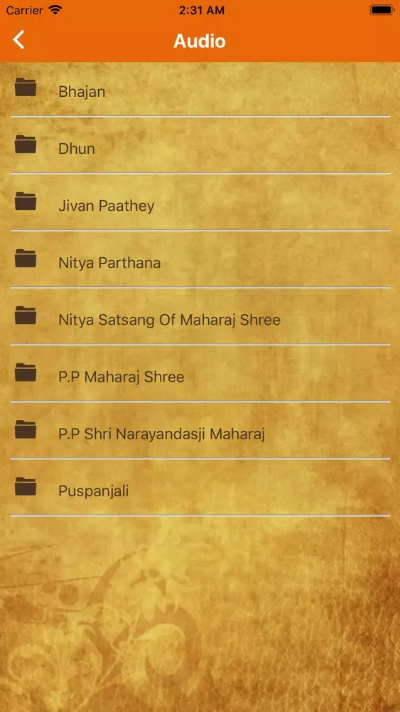 Capturas de pantalla de Shri Santram Satsang