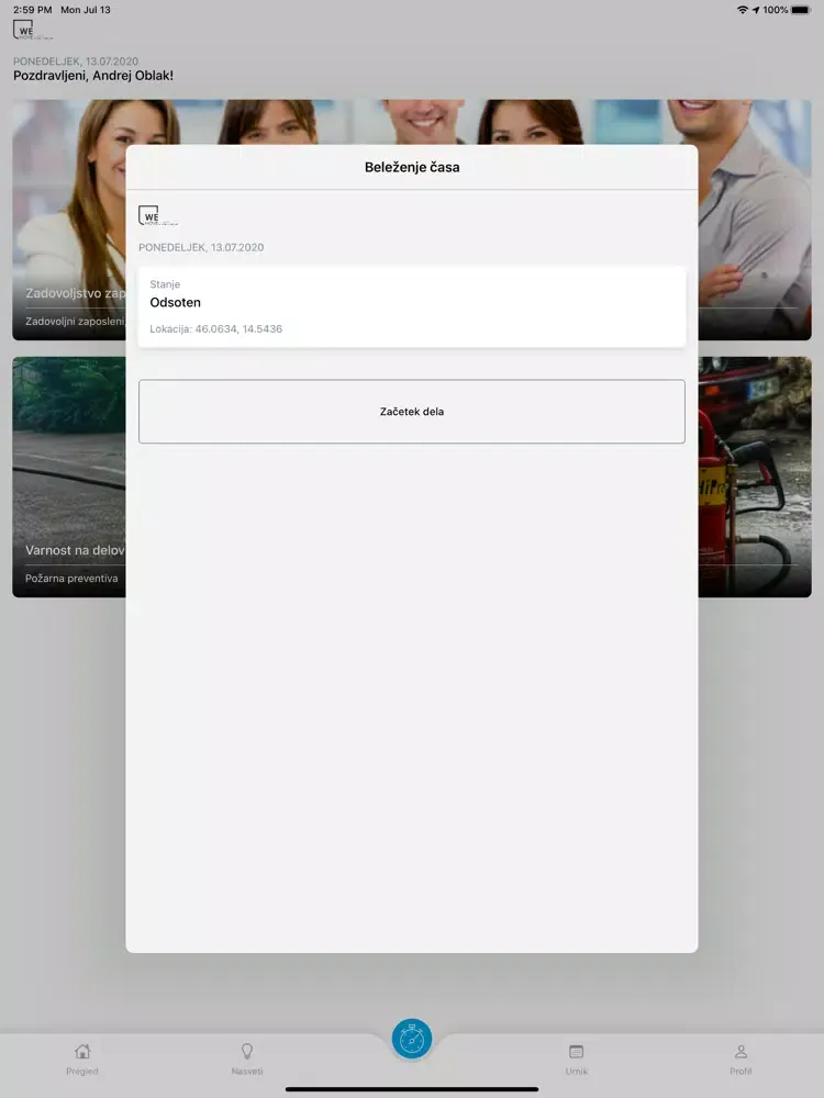 Captures d'écran de WeMove & Track iPad 