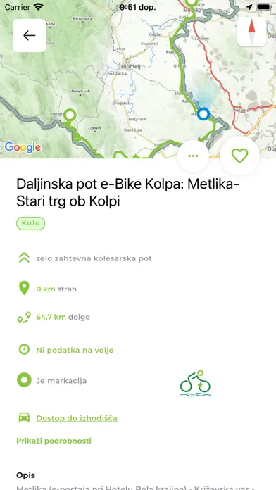 Capturas de pantalla de eBikeKolpa