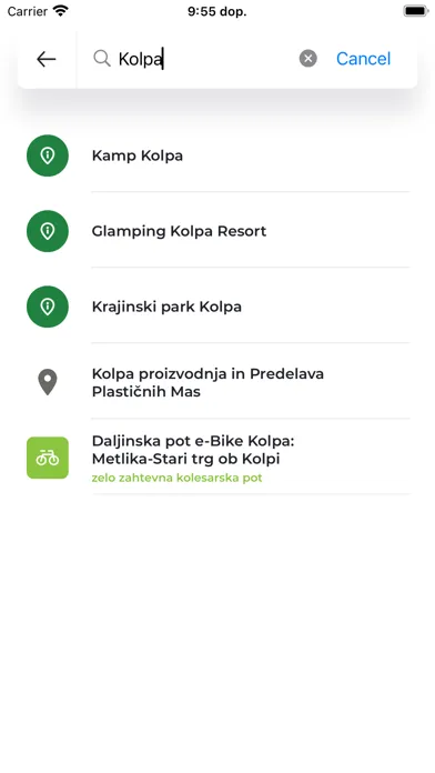 Capturas de pantalla de eBikeKolpa