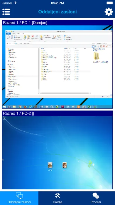 Capturas de pantalla de Nadzornik omrežja Pro