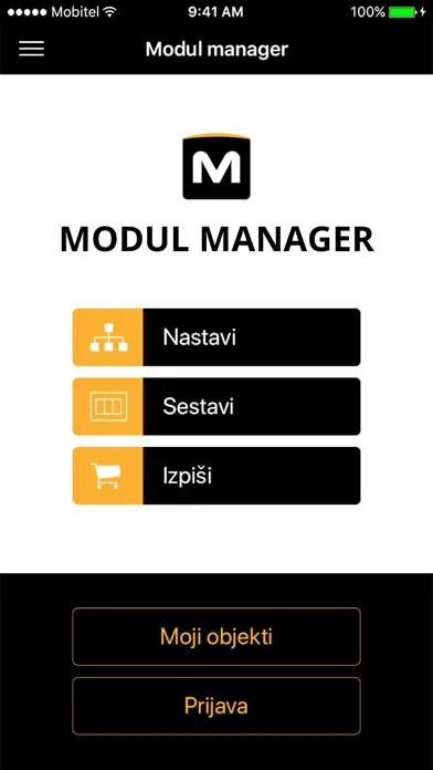Screenshot di TEM Modul Manager