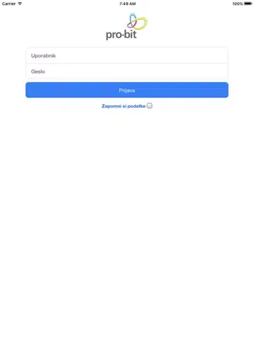 PRO.4 POS iPad  スクリーンショット