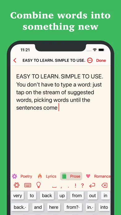 Tangkapan layar Creative Writer - easy writing