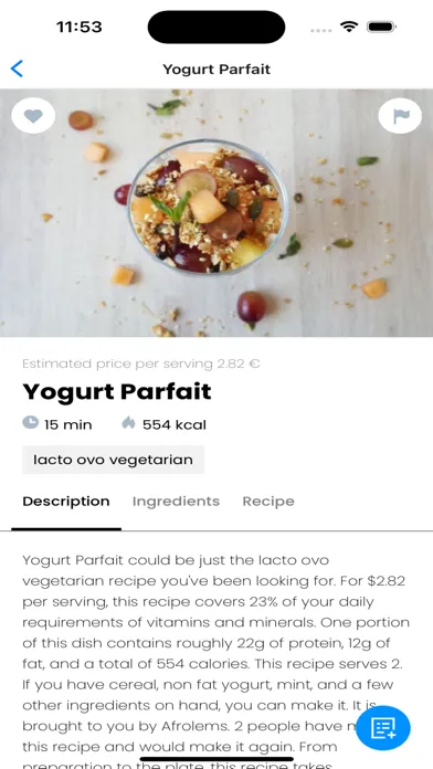 BonApp - Meal Planning Ekran Görüntüleri