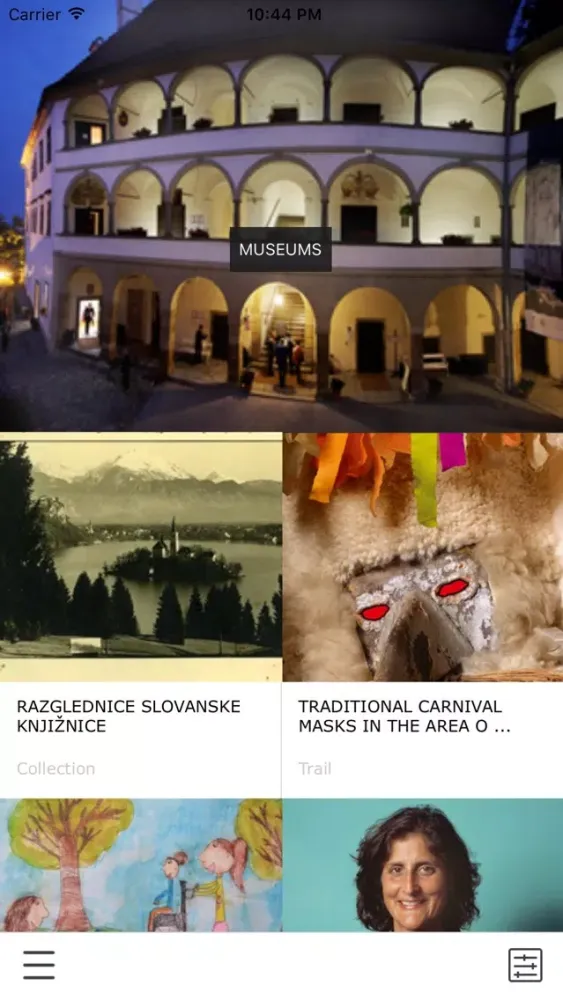 Tangkapan layar Museums SI