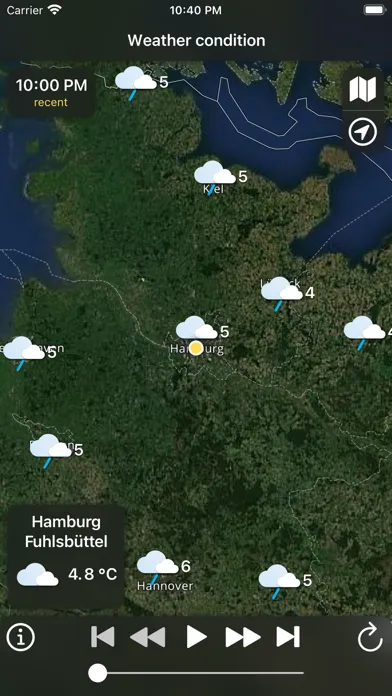 Capturas de tela do Vremenar: Weather & Rain Radar