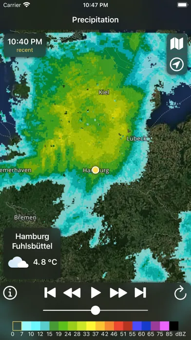 Capturas de tela do Vremenar: Weather & Rain Radar