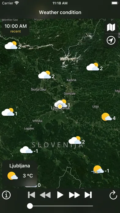Capturas de tela do Vremenar: Weather & Rain Radar