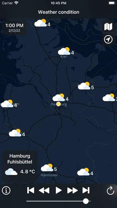 Capturas de tela do Vremenar: Weather & Rain Radar