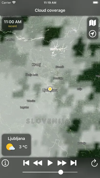 Capturas de tela do Vremenar: Weather & Rain Radar