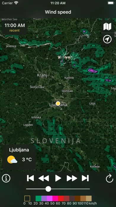 Capturas de tela do Vremenar: Weather & Rain Radar