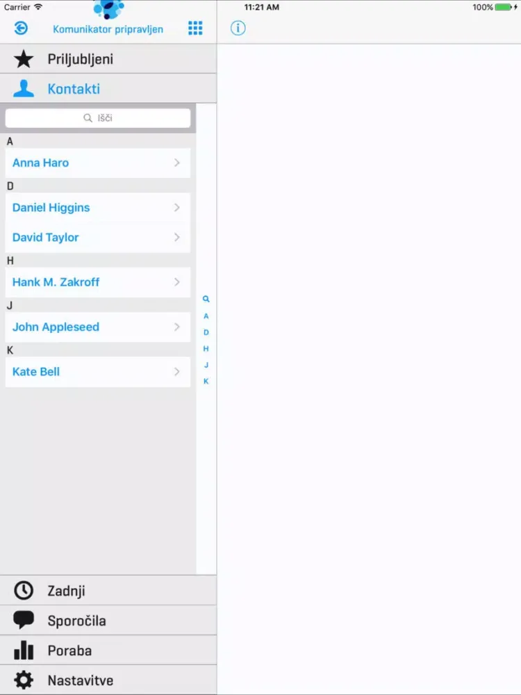 Komunikator iPad  স্ক্রিনশট