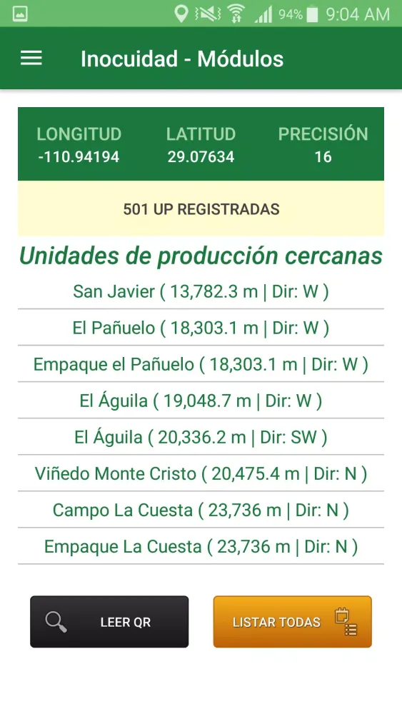 تصاویر Inocuidad - Módulos