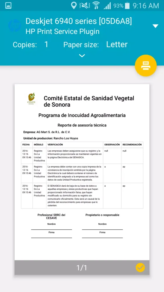 تصاویر Inocuidad - Módulos