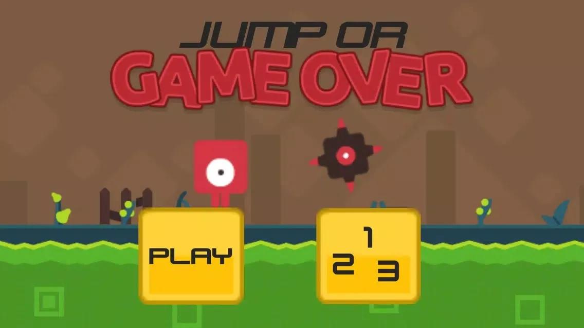 ภาพหน้าจอของ Jump or Game Over