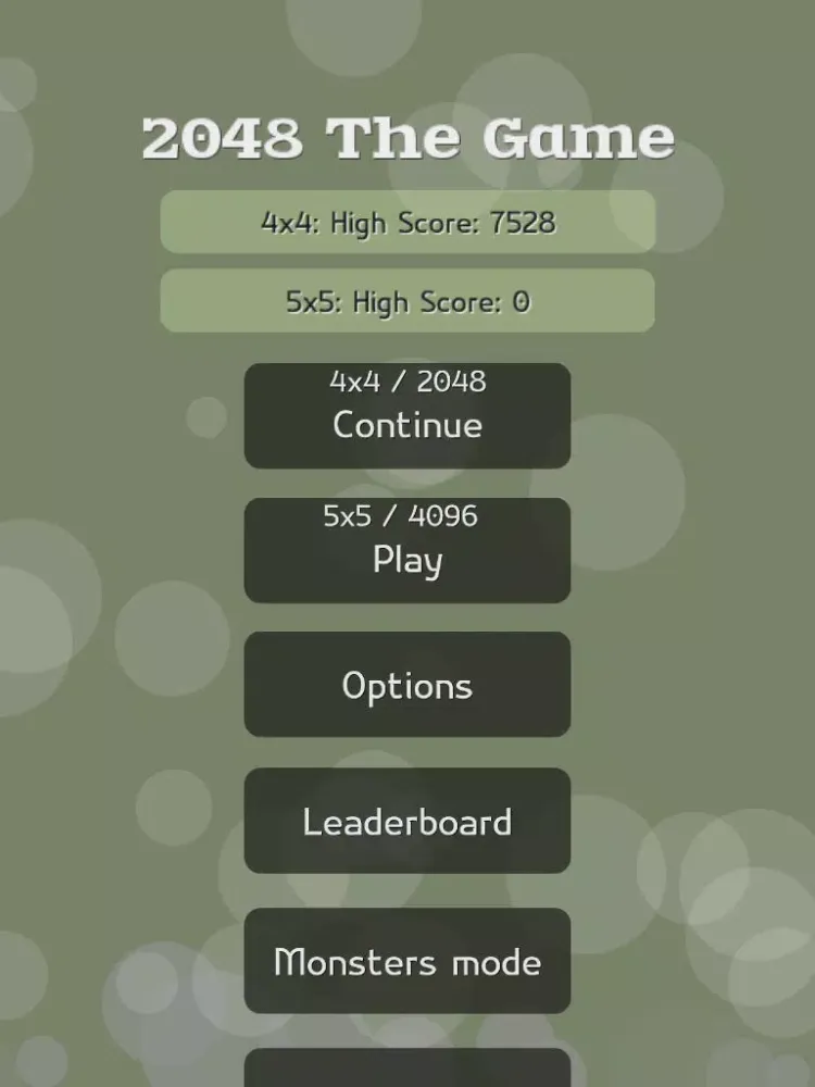 Tangkapan skrin 2048 The Game iPad 