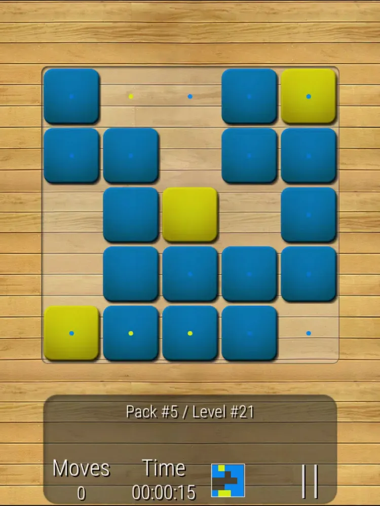 تصاویر Quadrex - The puzzle game about scrolling tile blocks to form a pattern picture. iPad 