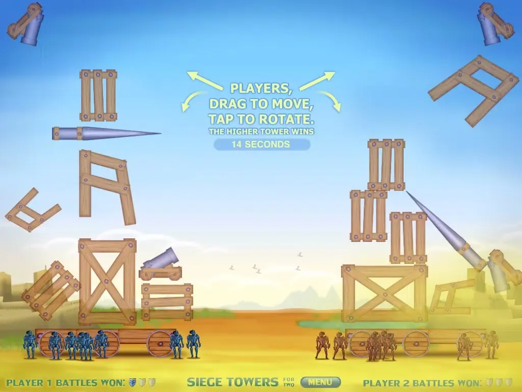 Siege Towers For Two iPad 應用截圖