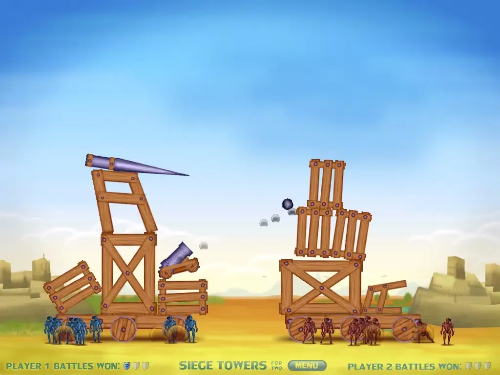 Siege Towers For Two iPad 應用截圖