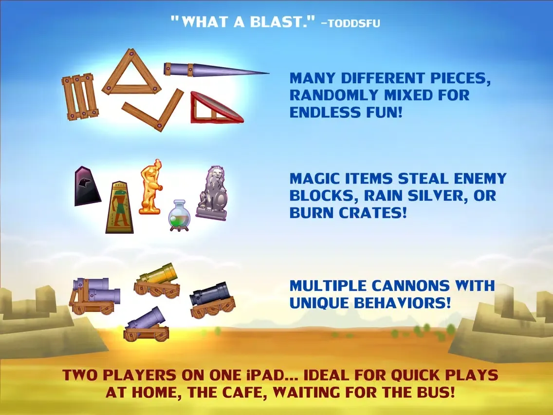 Siege Towers For Two iPad 應用截圖