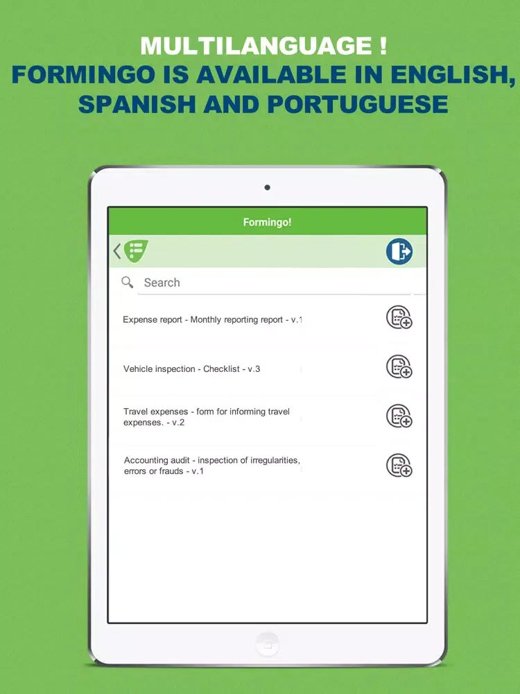 Formingo! - Mobile Forms iPad 應用截圖