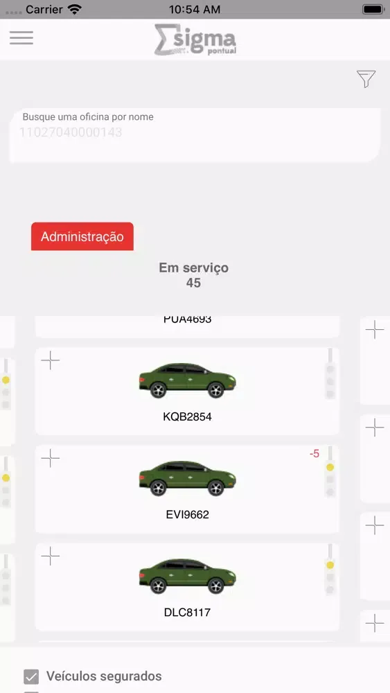 Tangkapan layar Sigma pontual