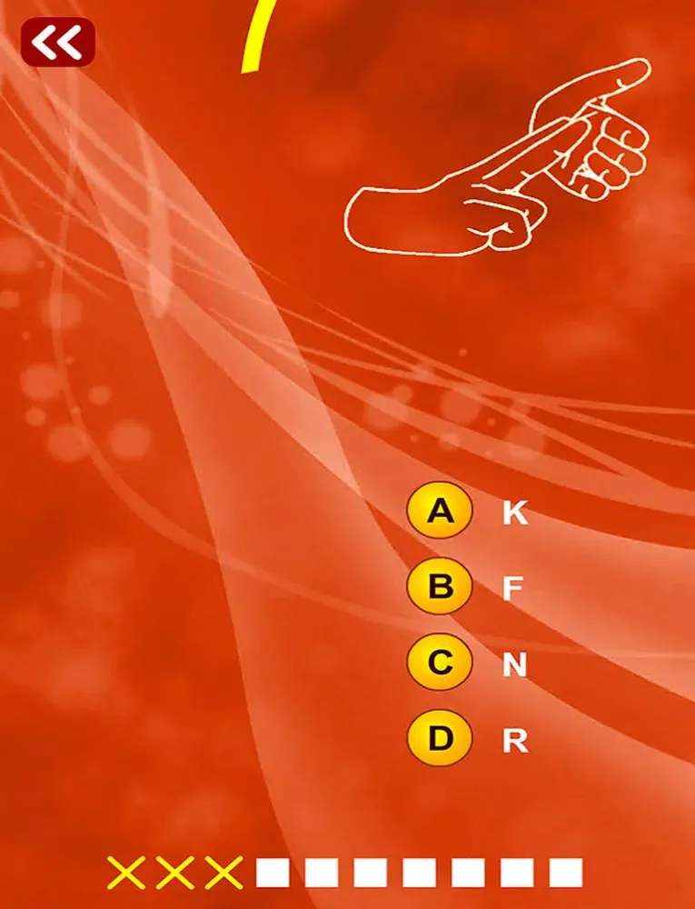 Sign Language Quiz (Multiple Choice) iPad  スクリーンショット
