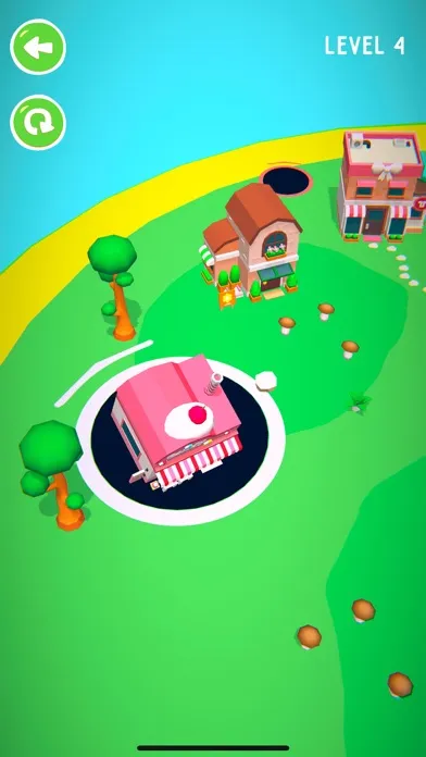 Captures d'écran de Baby hole kids eating games io