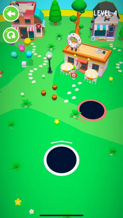 Captures d'écran de Baby hole kids eating games io