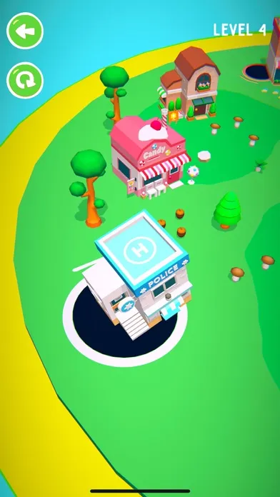 Captures d'écran de Baby hole kids eating games io