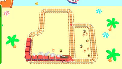 Captures d'écran de Train Games Racing Car Puzzle