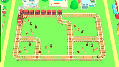 Captures d'écran de Train Games Racing Car Puzzle