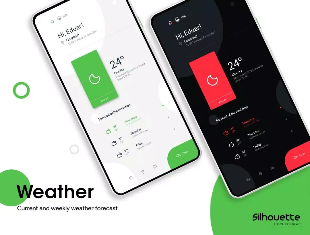 silhouette for KLWP Screenshots