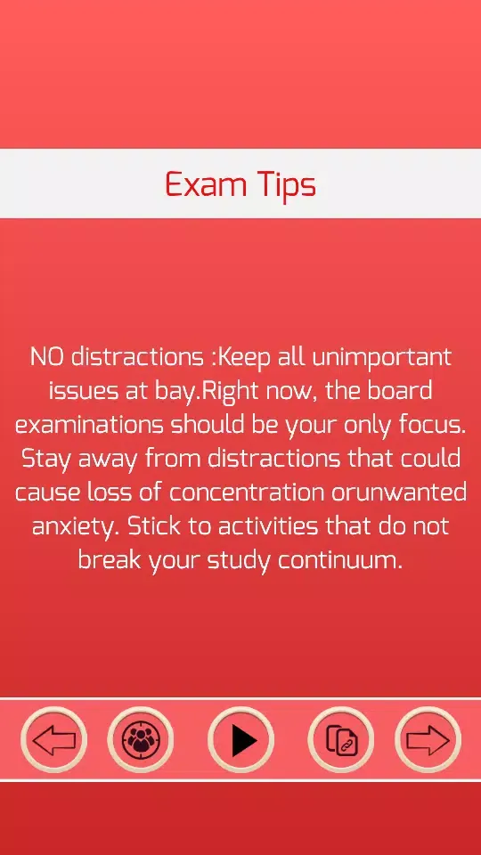 Exam Tips স্ক্রিনশট