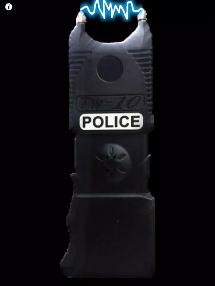 Stun Gun Prank - Electric Shock Vibration & Sound iPad 应用截图