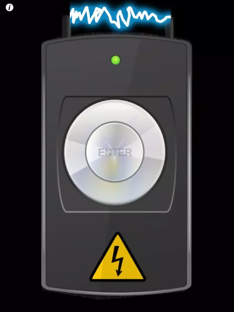 Stun Gun Prank - Electric Shock Vibration & Sound iPad 应用截图