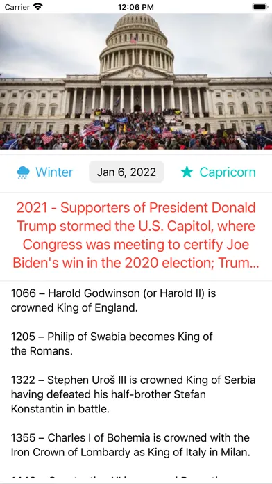 Today - On this day in History スクリーンショット