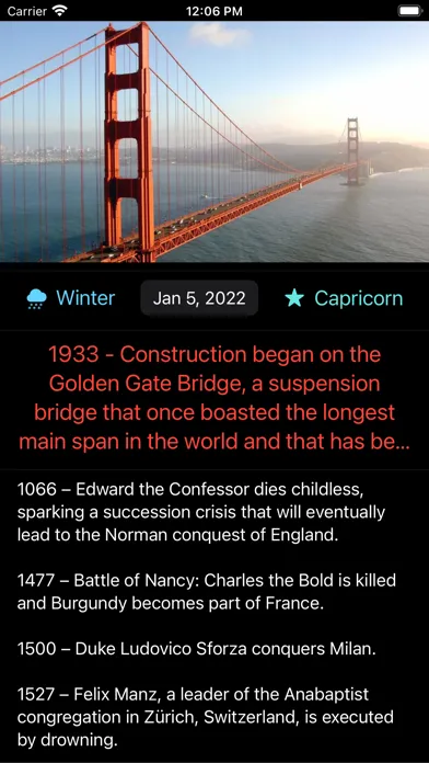 Today - On this day in History スクリーンショット